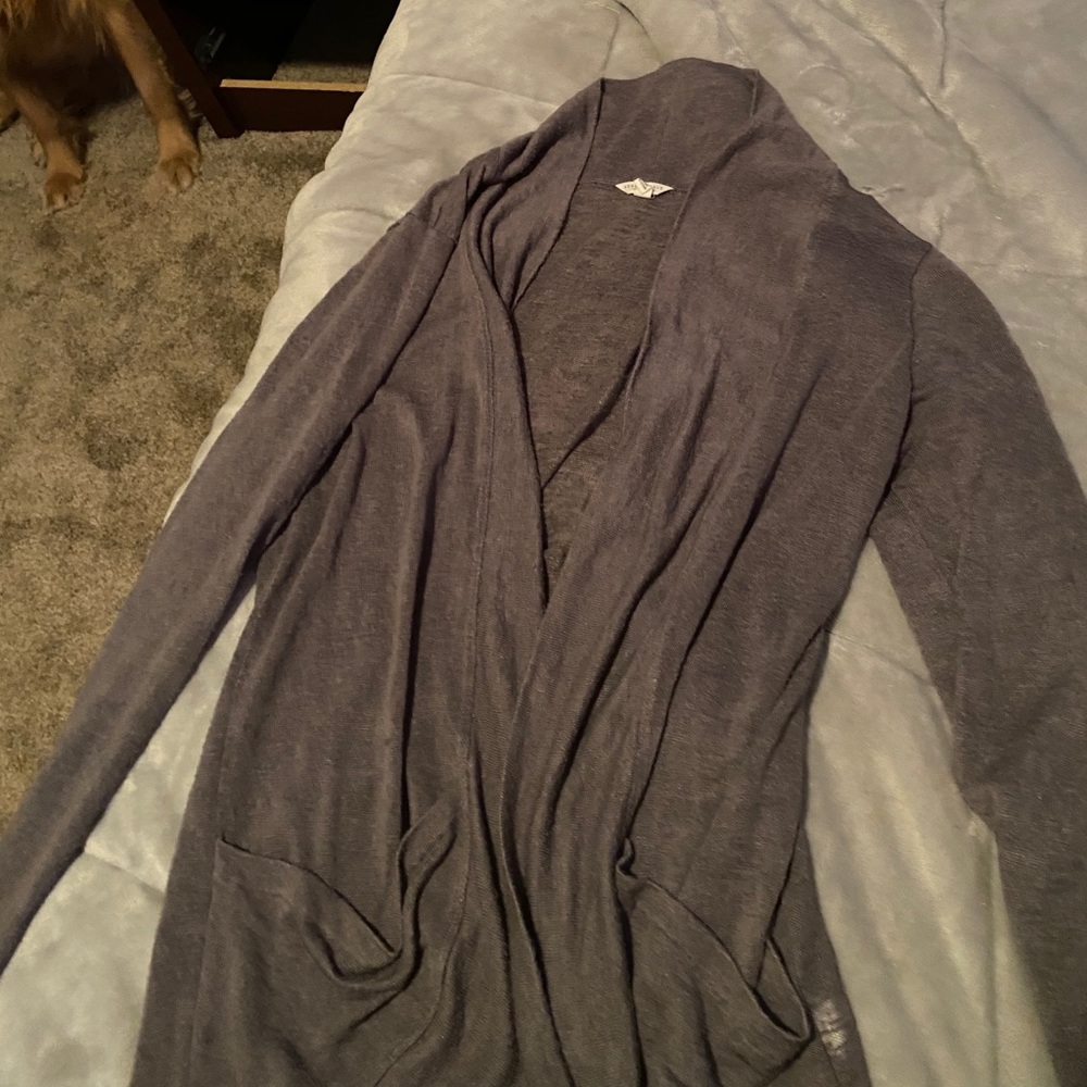 Grey cardigan